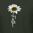 thumbnail image 6 of Wild Bobby, Faith Flower Script Inspirational/Christian Men Graphic Tank Top, Forest Green, Small, 6 of 6