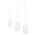 thumbnail image 4 of Silicone Spatulas 3Pcs Multifunctional Silica Gel Baking Set Cake Cream Scrapers (White), 4 of 8