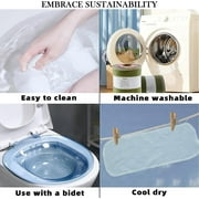Reusable Toilet Paper Rolls – 28 Pcs Reusable Toilet Paper Washable Bidet Towels Reusable Bidet Wipes 2-Sided Paperless Cloth Toilet Paper