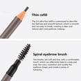 thumbnail image 4 of Double Headed Eyebrow Pencil Extremely Fine Natural Wild Eyebrow, Waterproof and Sweat Proof, Long Lasting and Smudge Resistant, Beginner Friendly, Precise Ultra-Fine Tip, Gift for Women, 0.53oz, 4 of 9
