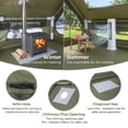 thumbnail image 4 of Zimtown Inflatable Tent with Hand Pump for Camping, Easy Setup Air Glamping Tents, All-Weather Waterproof Blow up Camping Tent, Green, 4 of 13