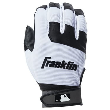 Franklin Sports Youth Flex Batting Glove Black/White Youth Large