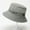 Gray, variant on LADIGASU Men's Solid Color Drawstring Sun Hat Fisherman Hat Beach