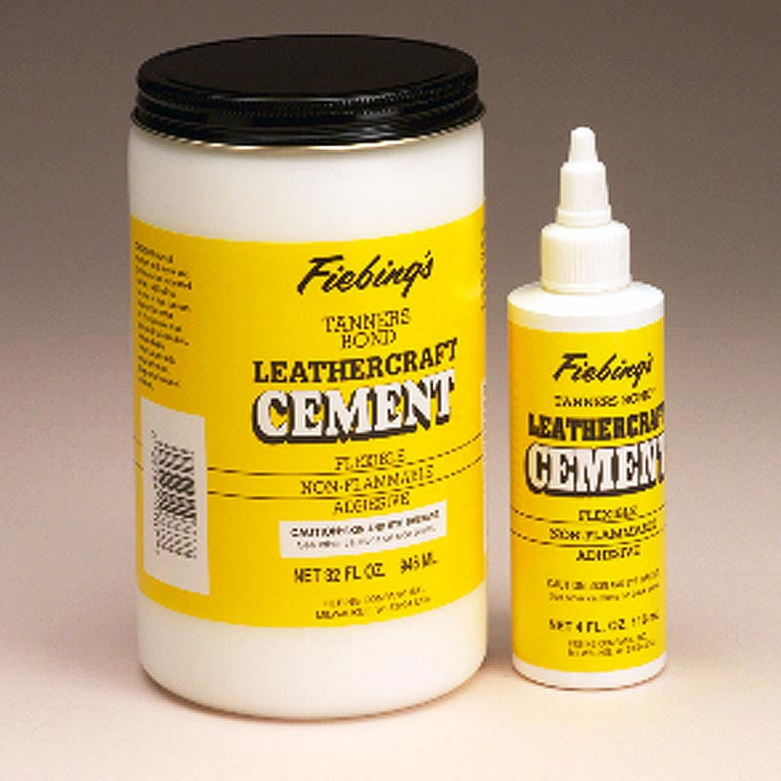 Fiebing's Leather Craft Cement Tanners Bond Leather Glue - 4 oz - Quar —  Leather Unlimited