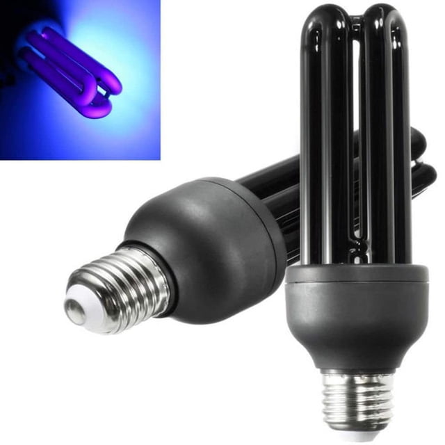 E27 40W Bombilla de luz ultravioleta UV Bombilla fluorescente fluorescente CFL Bombilla de detección