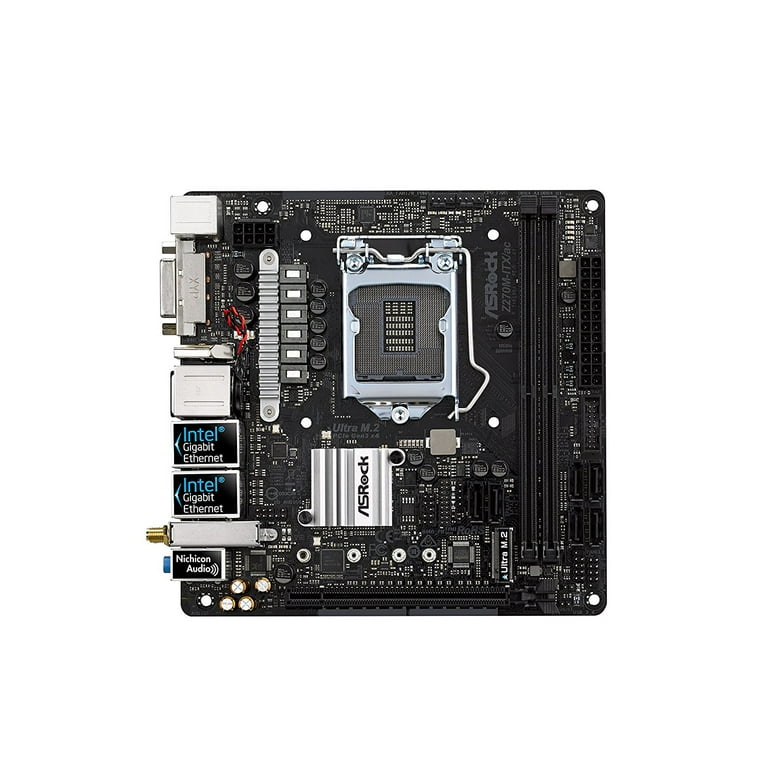 ASRock Z270m-itx/ac LGA 1151 Intel Z270 HDMI SATA 6gb/s Mini ITX