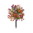 thumbnail image 1 of A Artificial Violet Ground Plug For Patio Garden Spring Summer Home Decor 22.05 Inch Plastic, 1 of 7