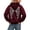 Wine, variant on vigerkar Sequin Wings Hoodie Women Long Sleeve Sweatshirt Baggy Drawstring Shirt with Pocket (Sky Blue, XS)