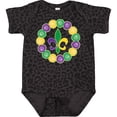 thumbnail image 3 of Inktastic Mardi Gras Beads and Fleur De Lis Boys or Girls Baby Bodysuit, 3 of 5
