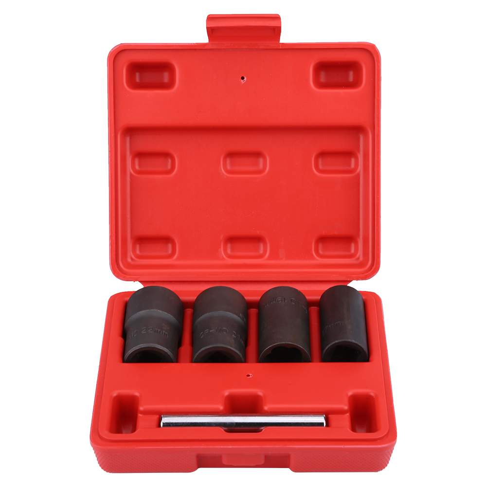 17mm 1/2in Drive Locking Wheel Nut Remover Socket – Twist Type For Broken Studs