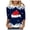 Dark Blue, variant on Womens Long Sleeve T Shirts Tops Casual Christmas 3/4 Sleeve Festive Red Holiday Ladies Fall Clothes for Women Tees Blouses Black L