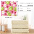 thumbnail image 6 of Yayeee 6 Pack Kitchen Dish Cloths Set for Washing Soft Drying Absorbent Microfiber Towels, Floral Raspberries, 6 of 9