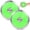Green, variant on 2 PCS 1.6 Kg Sports Training Discus, Track and Field Discus for High School Boys Girls, Reliable Nylon-Iron Built, Easy-to-Grip Anti-Slip Polished Finish, Sports Practice Discus