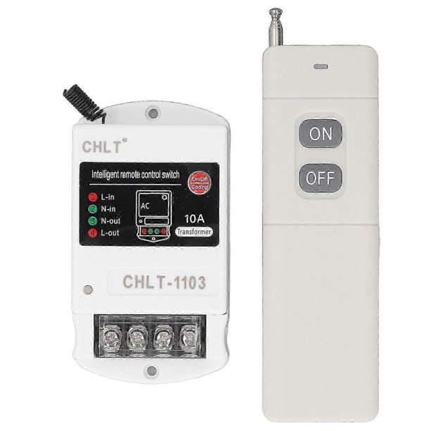 Remote Control Switch 3km Control Range Wireless Remote Switch for Water Pump Motor Garage Door AC38