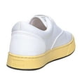 thumbnail image 7 of MaCae Unisex Canvas Lace Up Fashion Shoe With Unique Sole, Footwear, Sports Sneakers, Canvas Shoes, Casual Shoes,  Trendy Shoes - White Colored Band Yellow/Reflections, 4M/6W, 7 of 7