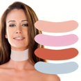 thumbnail image 2 of Silicone Neck Wrinkle Pad, Anti-Wrinkle Skin Tightening Patch, Reusable Lift Firming Beauty Tool, Unscented, Adhesive - Use Without Power, 2 of 5