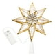 thumbnail image 1 of Estrella para la punta del árbol de Navidad con luces LED, adorno de estrella para la punta del árbol de Navidad, decoración de estrella para el árbol de Navidad con luz brillante, 1 of 7