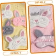thumbnail image 4 of Sleep Eye Mask Sleep Mask 3pcs Bunny Ears Eye Mask Blindfolds for Plush Rabbit Ears Girl Eye Mask for Sleeping Sleeping Mask Sleeping Eye Mask, 4 of 5
