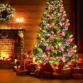 thumbnail image 3 of Guirnalda de luces LED para decoración navideña, adornos para árbol de Navidad, hogar, Natal, Año Nuevo, 2024, 3 of 4