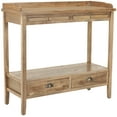 thumbnail image 2 of SAFAVIEH Peter Rustic Console with Storage Drawers, Oak, 2 of 5