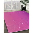 thumbnail image 3 of Ahgly Company Machine Washable Indoor Rectangle Transitional Deep Pink Area Rugs, 3' x 5', 3 of 7