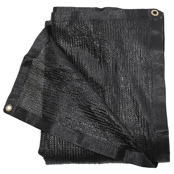 E.share 10 ft x 20 ft Black Rectangle Shade Sail, UV Resistant