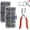 2PC,A, variant on No Sew Button Repair Kit,Metal Snap Buttons with Fastener Pliers Kit,Stainless Steel Snap Fastener Crimping Pliers Set,Sew-Free Snap Fastener Plier Kit,For Fabric,Clothes,Crafts and DIY Projects