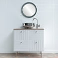 thumbnail image 4 of Toronto Framed Mirror - Black Silver, 4 of 6
