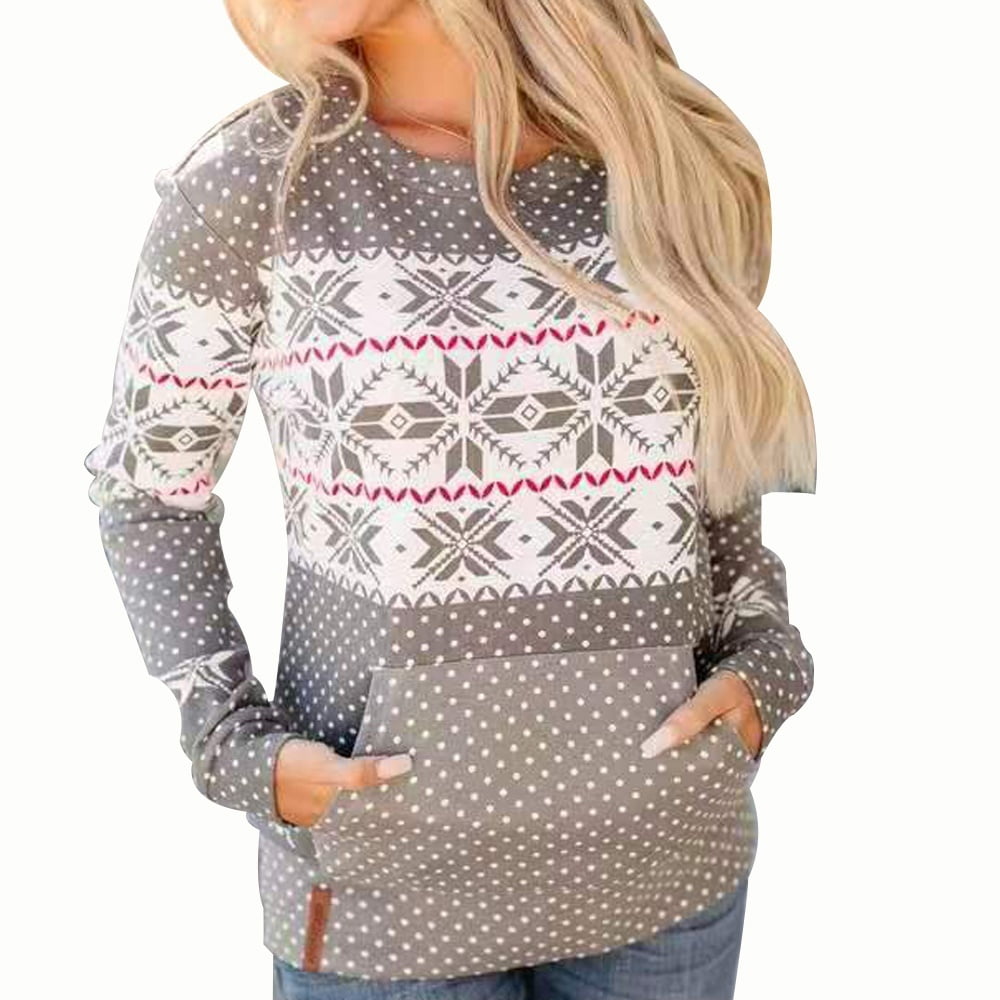 womens long christmas jumper