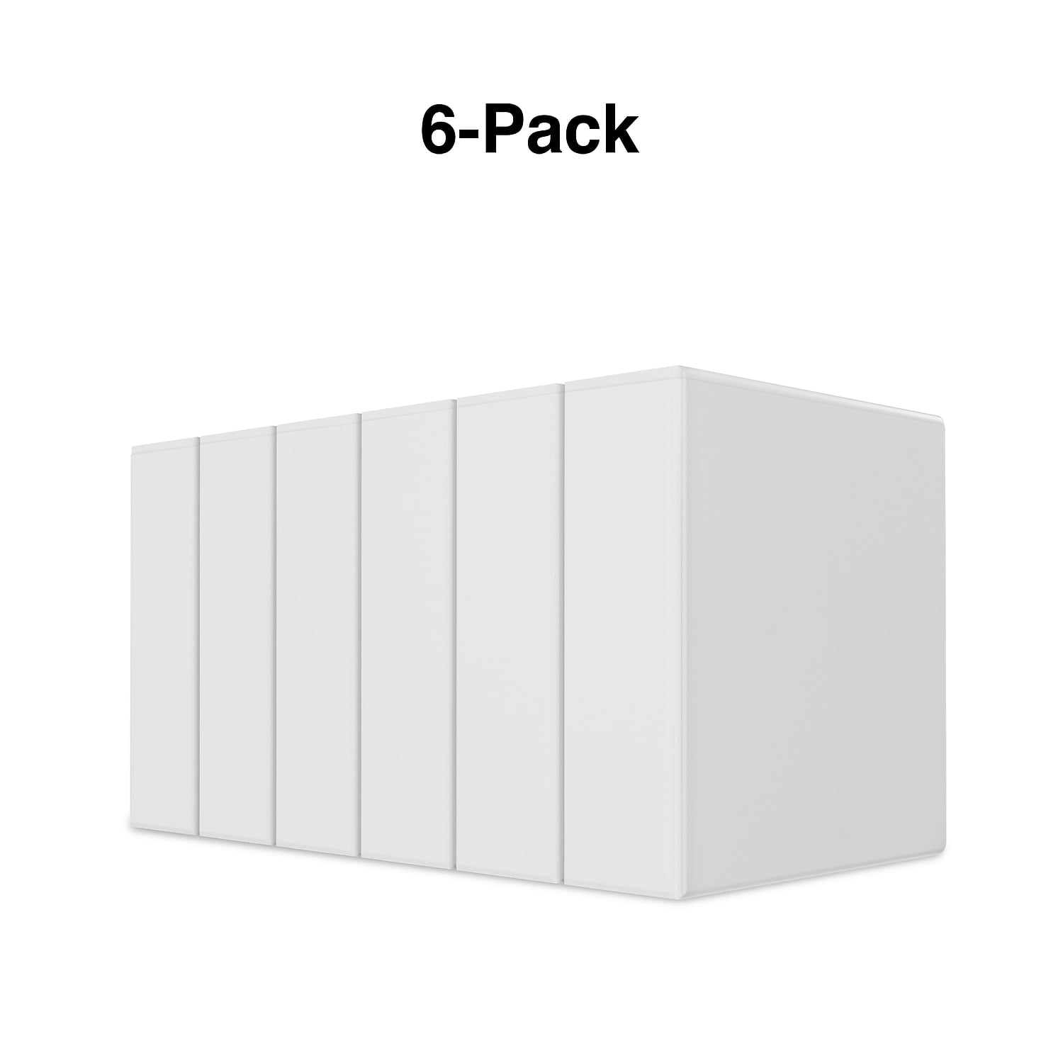 Staples Economy 3" 3-Ring View Binders White 12/Carton 23743/21691VS