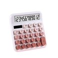 thumbnail image 5 of Hvmvliv Calculator Computing Counter Solar Calculator Dopamine Gradient 12-Bit Dual Power Big Key Calculator Pink, 5 of 9