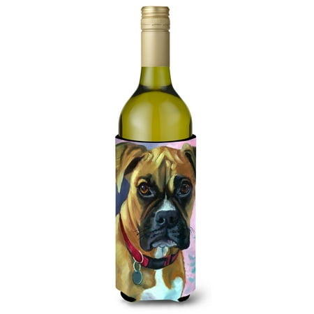 

Carolines Treasures 7338LITERK Natural Fawn Boxer Wine Bottle Hugger Wine Bottle multicolor