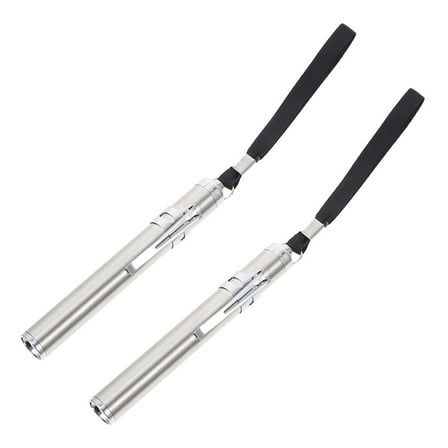 MLINS Egg Candling Lamp with Stainless Steel for Lighting Silver Color 2 Pieces