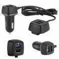 thumbnail image 4 of Cargador De Automóvil Rápido 4 Puertos USB Para QC 3.0 Carga Rápida Asientos Traseros Expandidos Con Cable De Extensión 60W 12V, 4 of 7