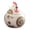 Green 1pc, variant on mdesiwst Ceramic Spice Jar 400ml Rooster Shape Cookie Jar with Lid Hand-Painted Floral Pattern Kitchen Container for Salt Sugar Pepper And Snacks Storage