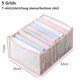 thumbnail image 1 of Caja de almacenamiento lavable con compartimentos para pantalones vaqueros, cajón de ropa, caja de separación de malla, artefacto de almacenamiento apilable, 7 rejillas, nuevo, 1 of 4