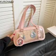 thumbnail image 5 of Bolso japonés Y2k, bolso transparente que combina con todo, bolso de hombro de PU para adolescentes, bolso de verano, bolso de mano para mujer, 5 of 5