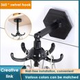 thumbnail image 2 of fastboy Wall Hanging Kitchen Hook Hanger Storage Rack Adhesive 360 Degrees Door Red, 2 of 6