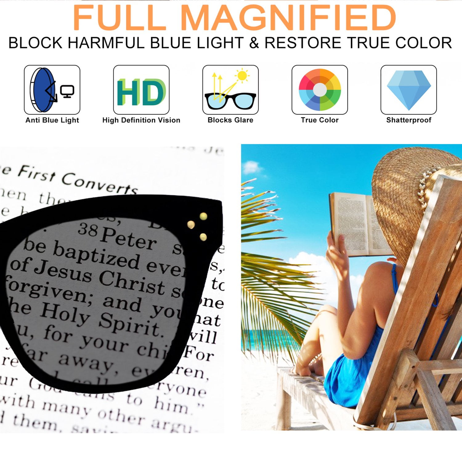 WEMOOTANTS Oversized Reading Sunglasses 2.5 for Women Black Full Sun Readers 1.00 1.25 1.50 1.75 2.00 2.25 2.50 2.75 3.00 3.50 4.00