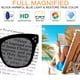 thumbnail image 5 of WEMOOTANTS Gafas de Sol de Lectura Extragrandes 1,5 para Mujer Lectores Negros y Transparentes a Pleno Sol 1,00 1,25 1,50 1,75 2,00 2,25 2,75 3,00 3,50 4,00, 5 of 6