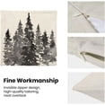 thumbnail image 6 of Watercolor Black Tree Pillow Covers 18 X 18 Inch Set of 2, Nature Themed Christmas Winter Throw Pillow Covers Rustic Forest Pillowcase Decor for Couch Sofa Home Outdoor, 6 of 6