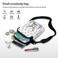 thumbnail image 7 of HELLHERO BunnyBloom Shoulder Bags for Adult Double Deck Cross Body Purse Polyester with Shoulder Strap, 7 of 7