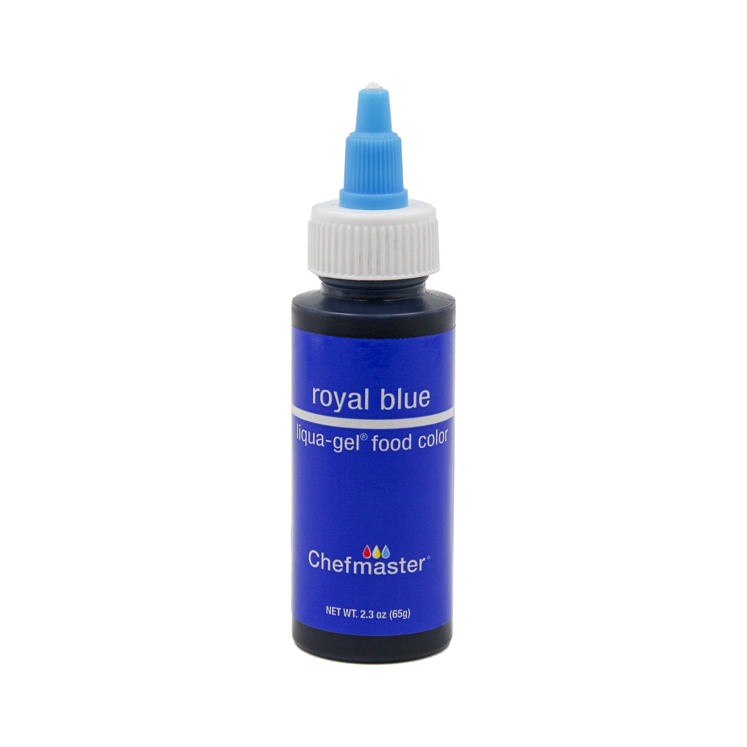 Chefmaster by US Cake Supply 2.3-Ounce Royal Blue Liqua-Gel Cake Food Coloring