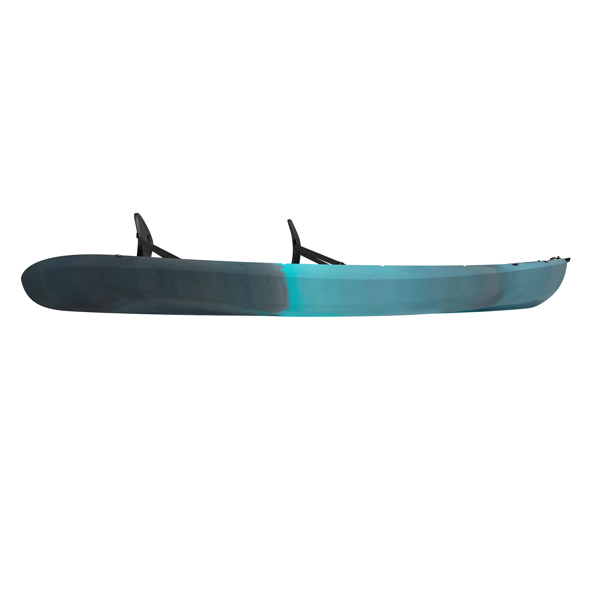 Lifetime Envoy 10.5 ft Sit-On-Top Tandem Kayak with Paddles, Aurora Fusion (91332)