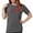 Charcoal, variant on - Alpha Sigma Phi Greek Letters Cardinal T Shirt - Womens Comfort Colors® Shirt