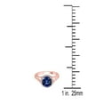 thumbnail image 5 of AoneJewelry 10K Solid Rose, White & Yellow Gold Tanzanite Diamond Ring, 5 of 5
