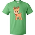 thumbnail image 3 of Inktastic Cute Christmas Reindeer with Christmas Lights T-Shirt, 3 of 5