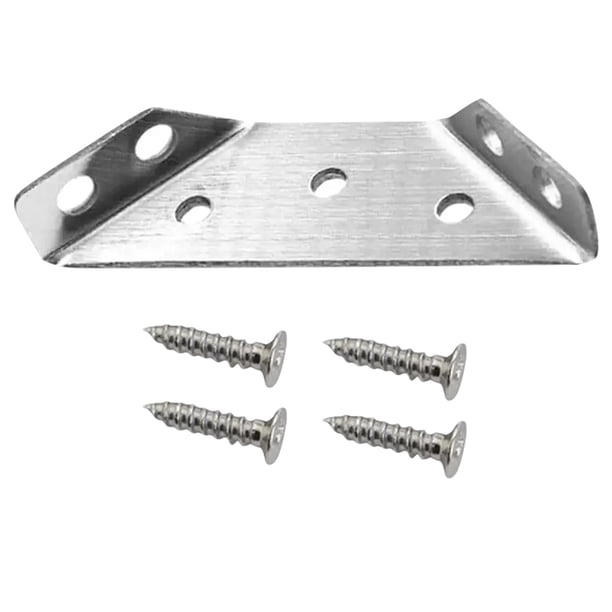 Conector Esquina para Muebles Universal Con 4 Tornillos Resistentes