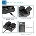 thumbnail image 4 of BM 2 NP-FZ100 Batteries and Dual Bay Charger for Sony a7S III, a6600, a7R IV, A7R III, A7R3, a7 III, Alpha A9, Alpha a9 II, Alpha 9R, Alpha 9S Cameras, 4 of 7