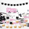thumbnail image 3 of 54Pcs Cat Birthday Party Decoration - Meow Cat Banner Black MEOW Foil Balloon MEOW Latex Balloons Happy Birthday Cake Topper Kitten Cake Cupcake Toppers for Cat Themed Birthday Party Supplies, 3 of 7